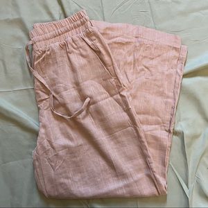 Linen Ankle crop pants